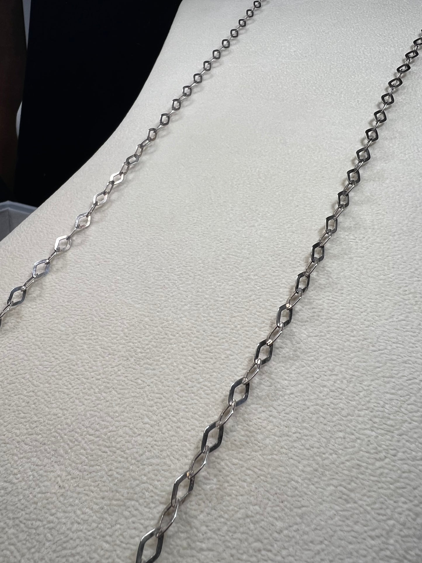 Elevate your jewelry collection with this vintage Italian OTC sterling silver necklace, measuring a striking 42 inches — the perfect length to create layered looks or wear as a standout statement piece.