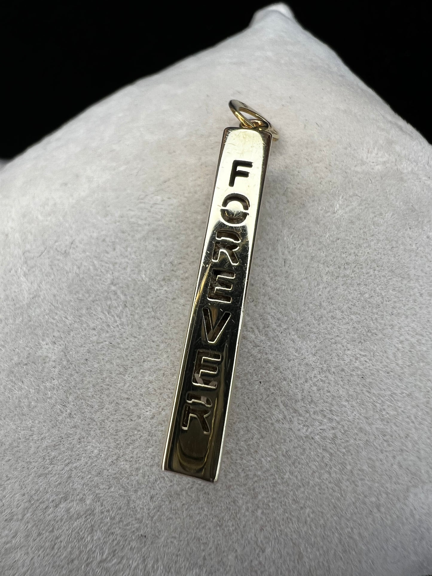 Yesterday, today, tomorrow and forever... This pendant is the perfect reminder for someone special that your love is for eternity.