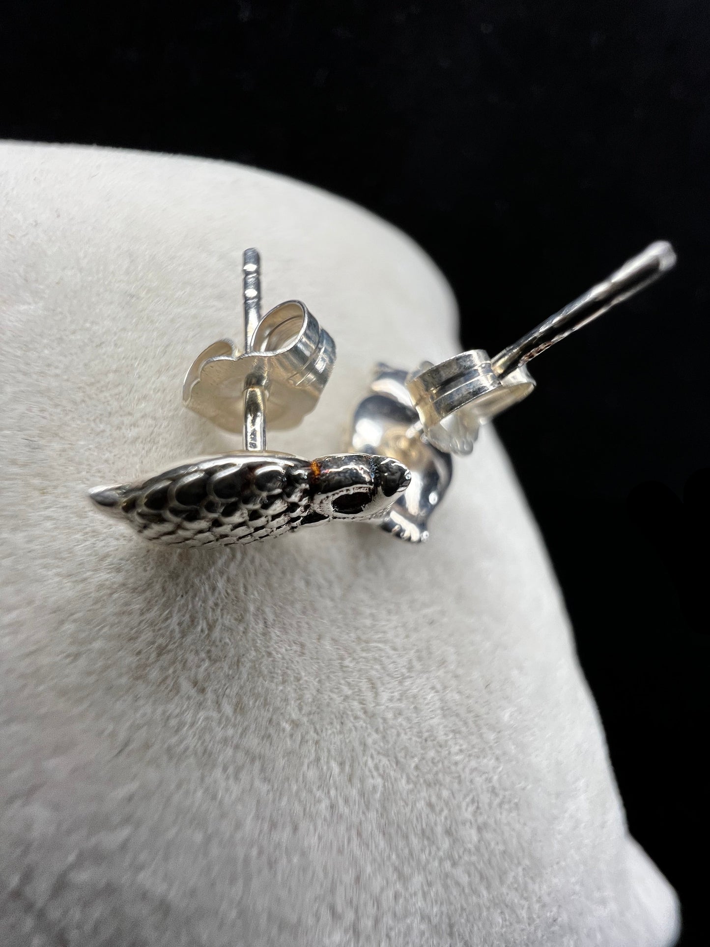 These adorable stud earrings are expertly crafted from sterling silver. Fashioned as owls, these earrings will let you subtly show off your wise side.