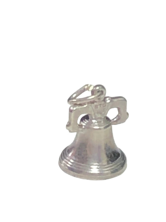 Ring in the fun with this sterling silver bell charm. The detailed design includes a decorative ringer.