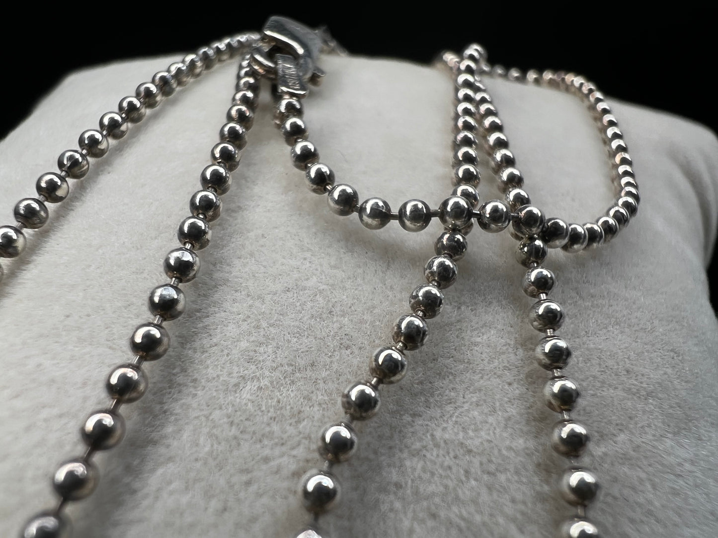 Elevate your look with this sterling silver beaded necklace. It's perfect on its own, or you can pair it with your favorite pendant. Made in Italy.