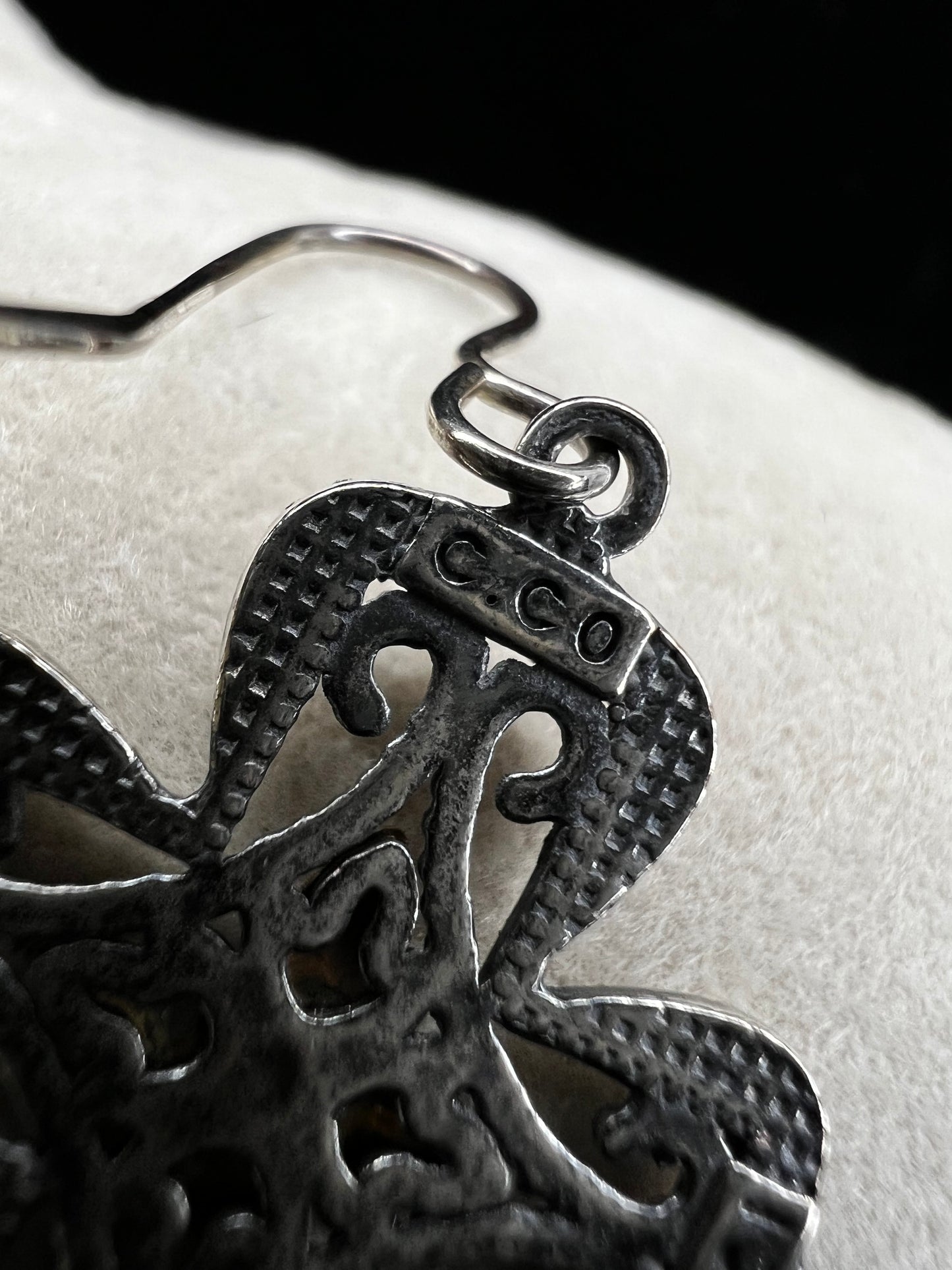 Crafted from sterling silver with a touch of yellow and rose gold, these earrings are emblematic of Black Hills gold pieces offered by Coleman Co. This pair is both beautiful and well-made.