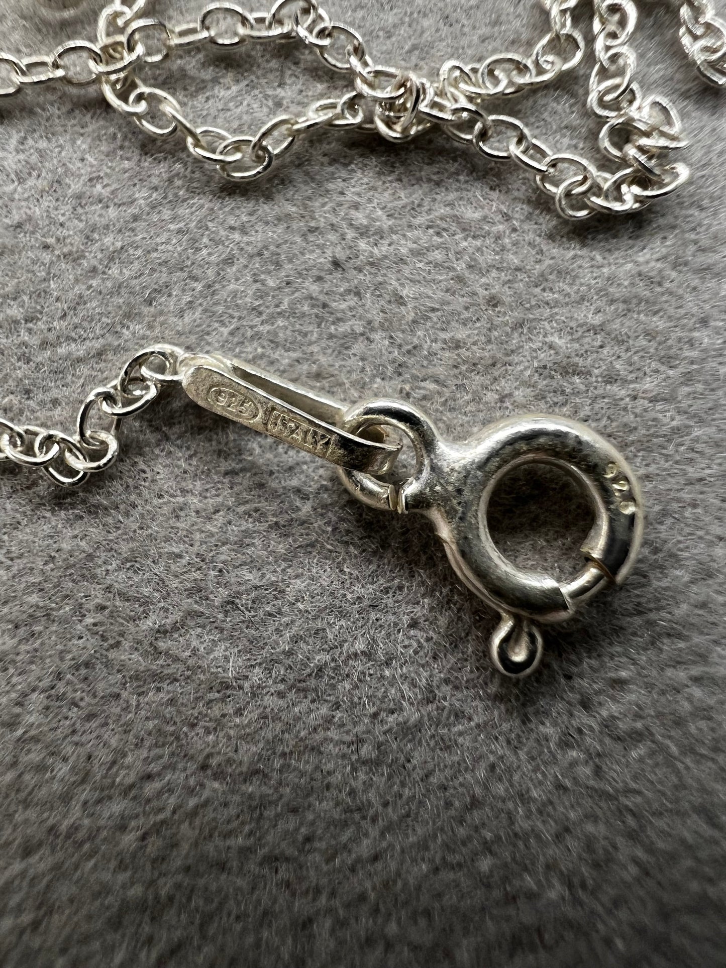 This petite sterling silver chain features a classic cable link, making it a versatile piece for your collection. It works on its own or layered with other necklaces -- or pair it with one of our small pendants.