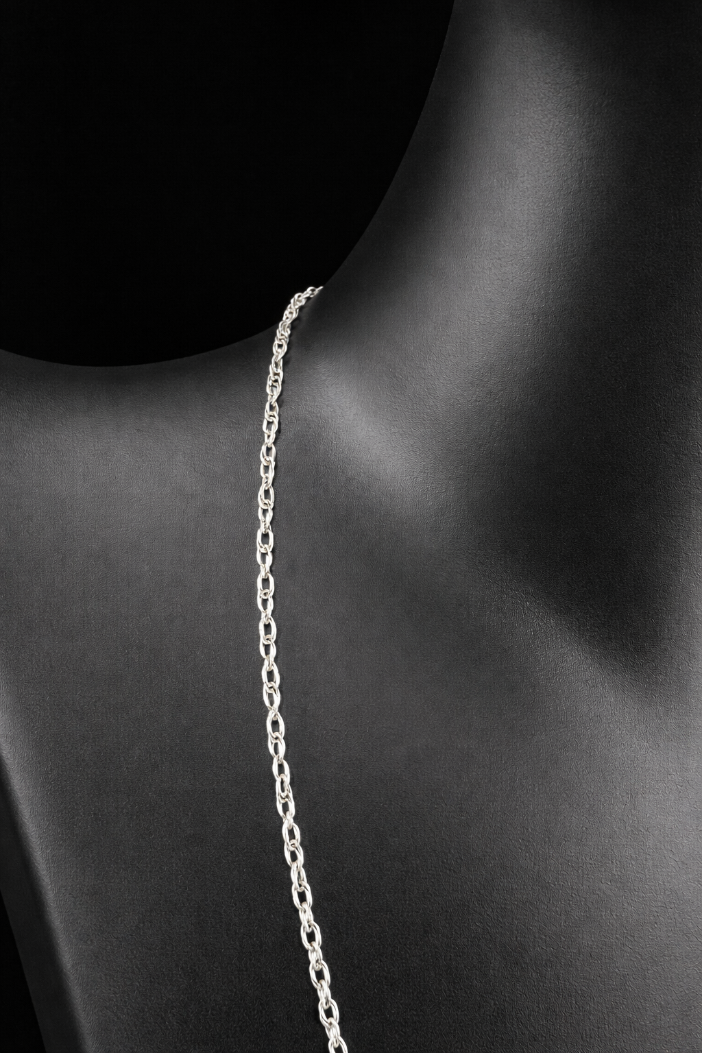 This petite chain is crafted from sterling silver and is ready to be paired with one of our small silver pendants or charms.