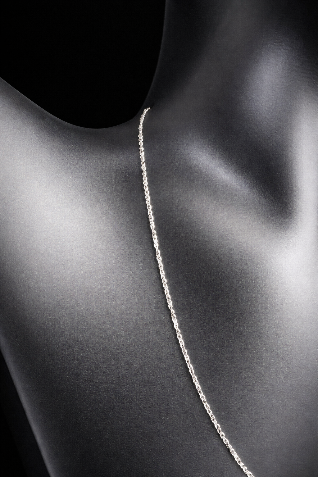 Crafted from sterling silver by Danecraft, a trusted jewelry company, this is a petite but strong chain. It can be worn solo or you can pair with one of our small sterling pendants.