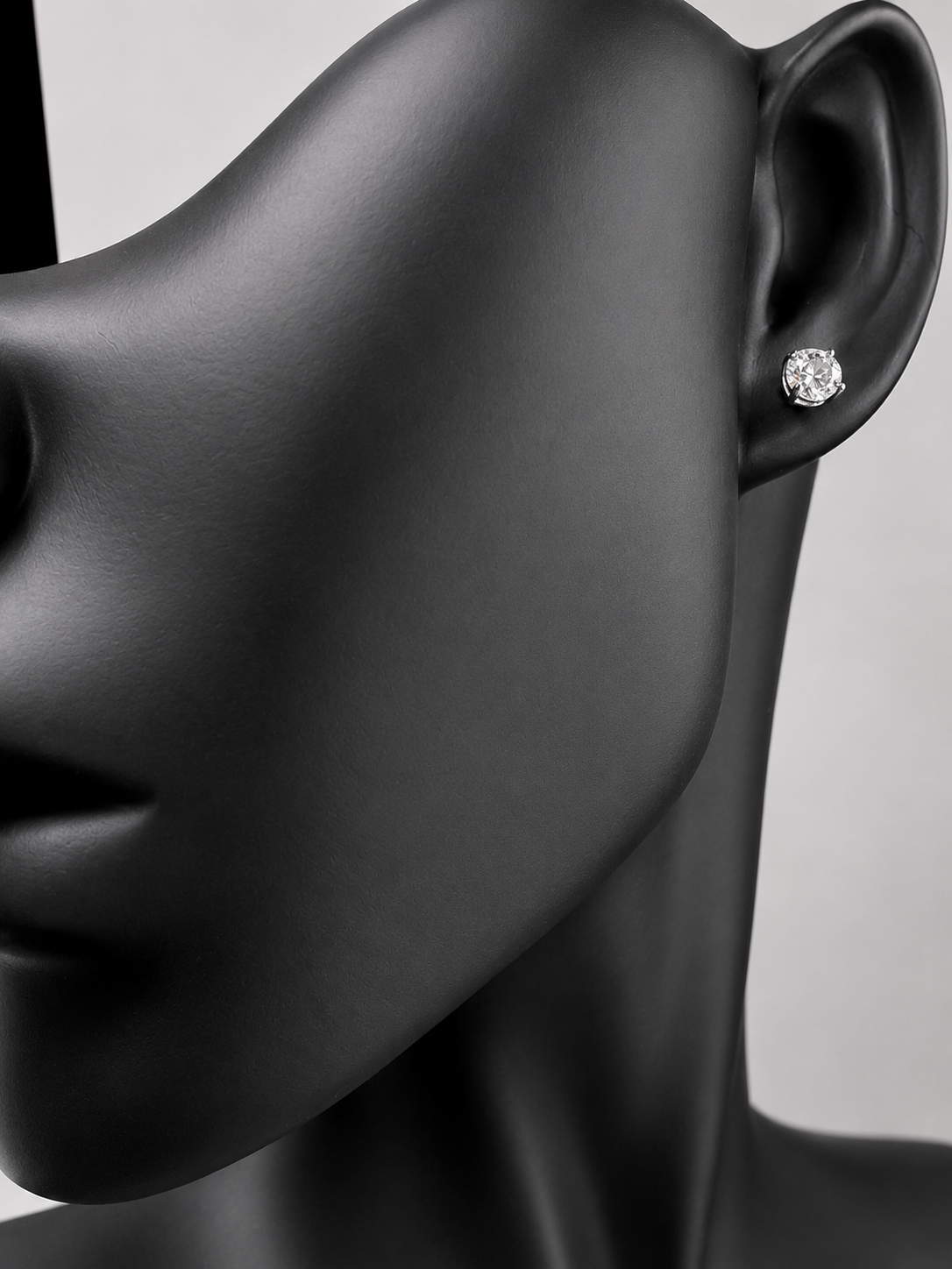 Elevate your everyday look with these timeless sterling silver 6 mm CZ stud earrings. Each pair features brilliant cubic zirconia stones that sparkle with diamond-like clarity. The perfect size for versatile wear ... understated enough for the office, radiant enough for special occasions.