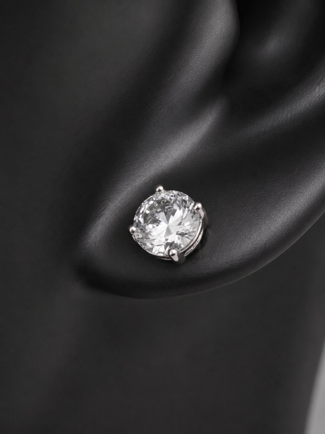 Elevate your everyday look with these timeless sterling silver 6 mm CZ stud earrings. Each pair features brilliant cubic zirconia stones that sparkle with diamond-like clarity. The perfect size for versatile wear ... understated enough for the office, radiant enough for special occasions.