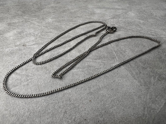 This is a simple petite vintage sterling chain to pair with small pendant or charm.
