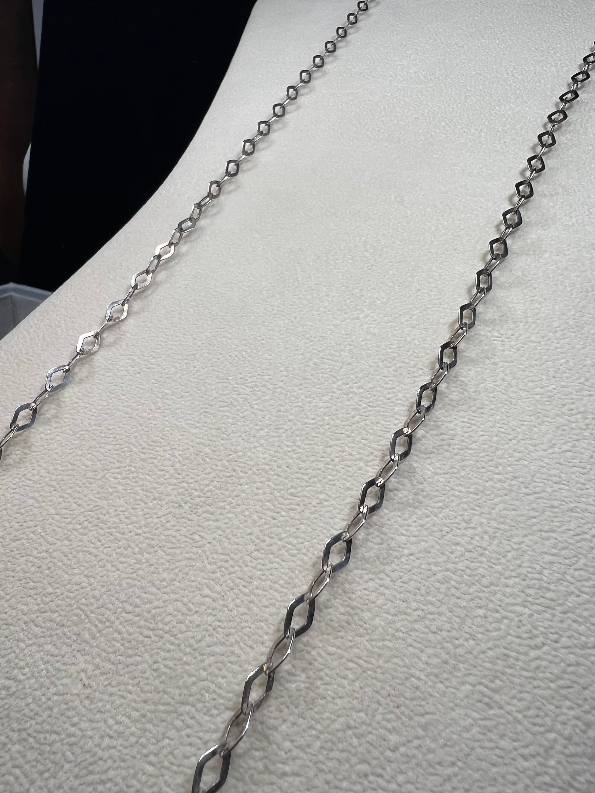 Elevate your jewelry collection with this vintage Italian OTC sterling silver necklace, measuring a striking 42 inches — the perfect length to create layered looks or wear as a standout statement piece.