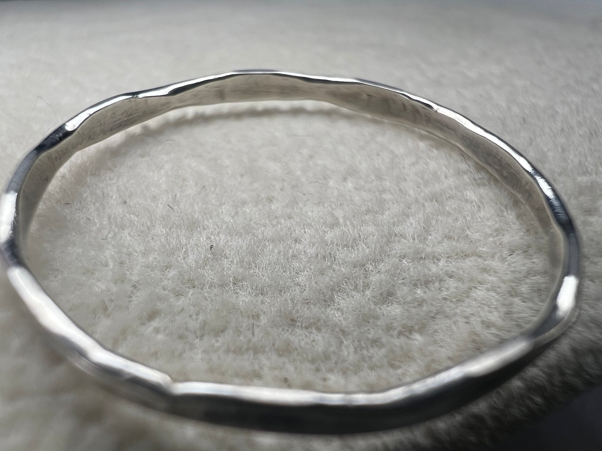 This simple vintage sterling silver band brings a subtle touch of class to any outfit. Its timeless design is perfect for those who appreciate understated elegance and want a piece that complements every style.