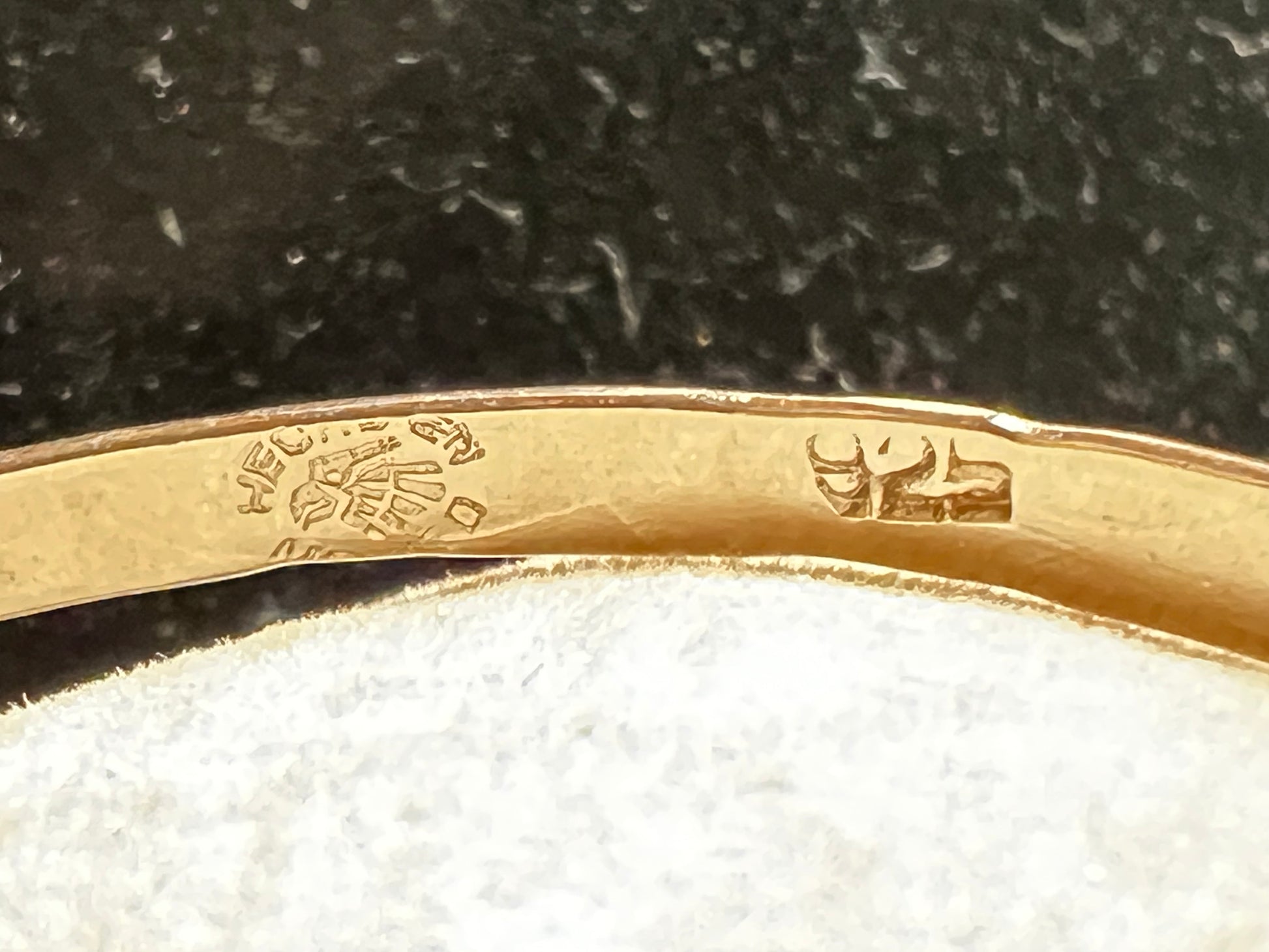 This sterling silver bangle bracelet is perfect for any outfit. It has designs around the entire outside and Mexican hallmarks on the inside.