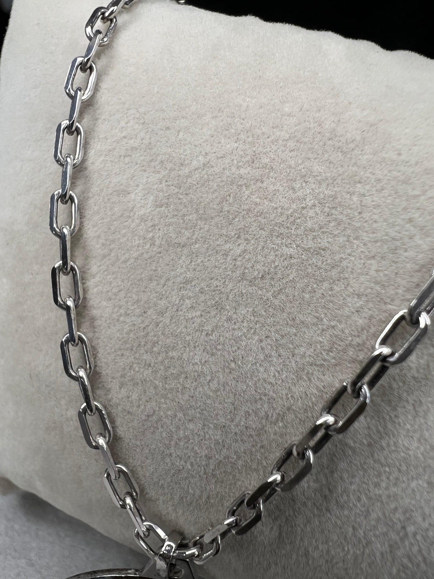 Vintage Sterling Silver Chain & German Sterling Silver Taurus Bull Zodiac Pendant