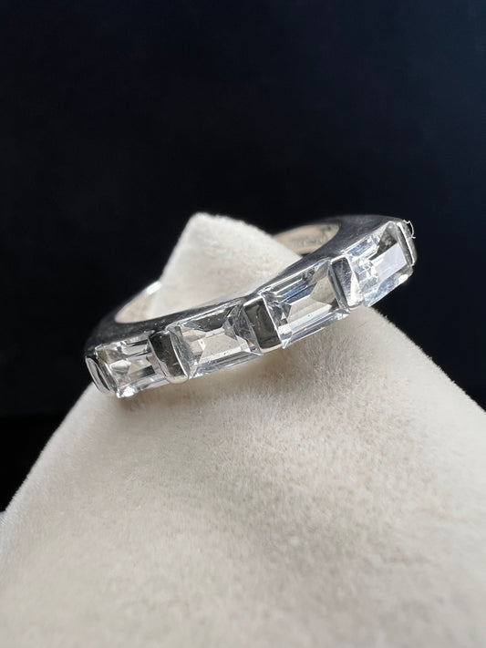 Sterling Silver & Spinel Ring size 5.75