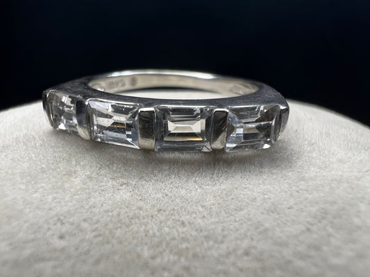 Sterling Silver & Spinel Ring size 5.75