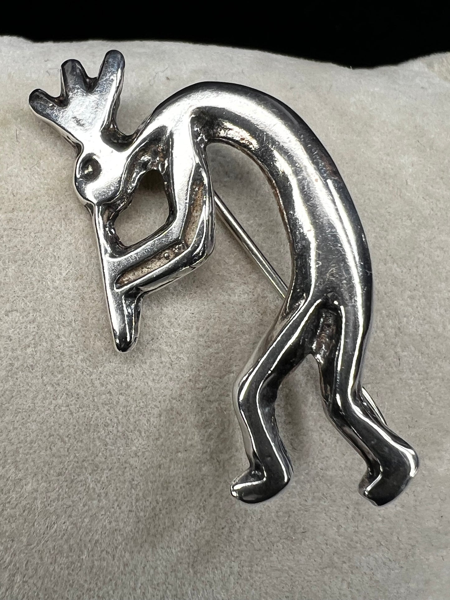 Sterling Silver "Spirit Of Music" 1.5 in. Pin / Brooch