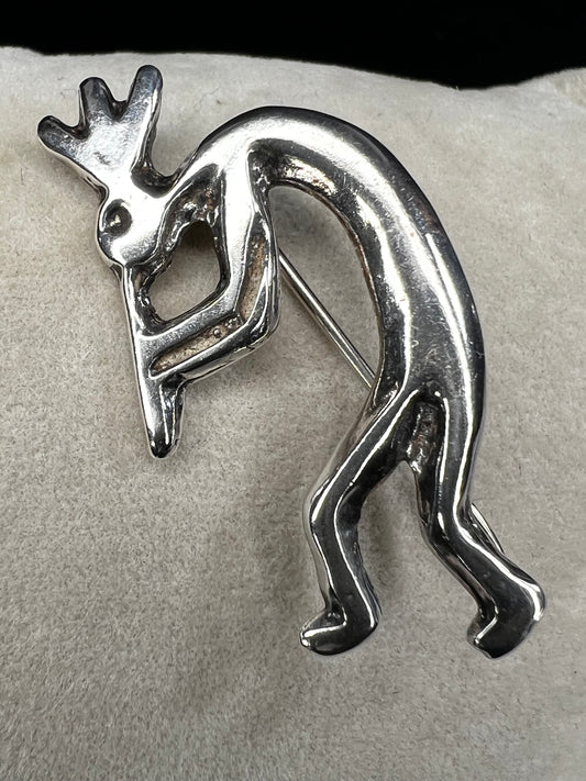 Sterling Silver "Spirit Of Music" 1.5 in. Pin / Brooch