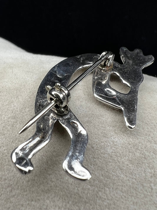 Sterling Silver "Spirit Of Music" 1.5 in. Pin / Brooch