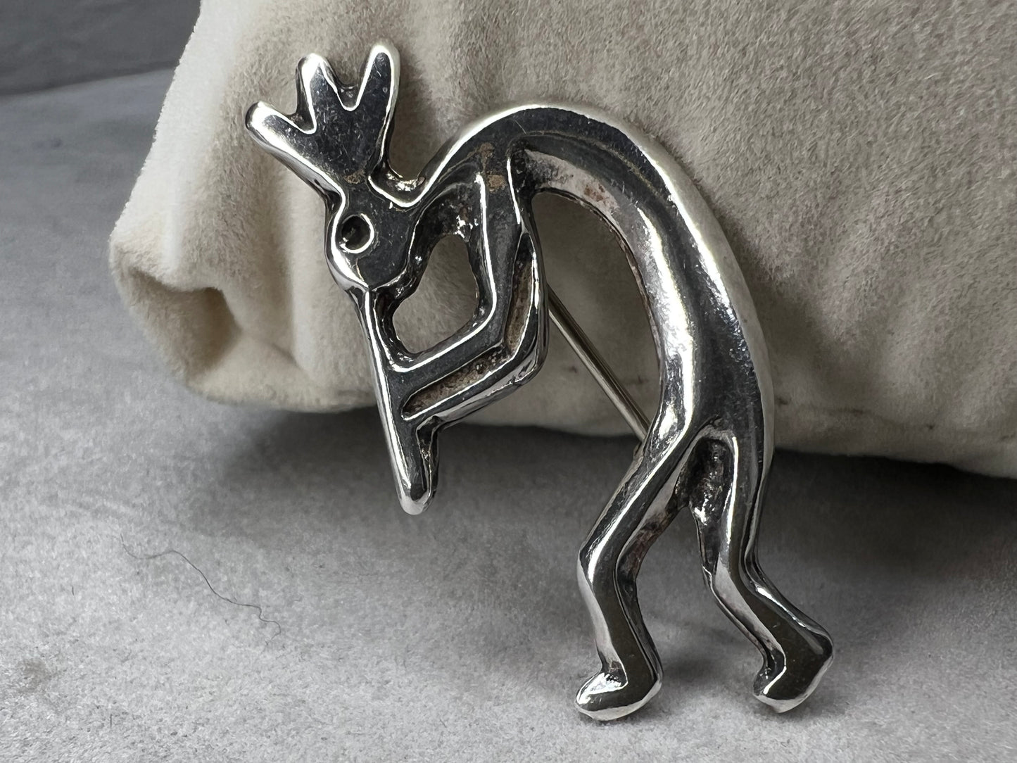 Sterling Silver "Spirit Of Music" 1.5 in. Pin / Brooch