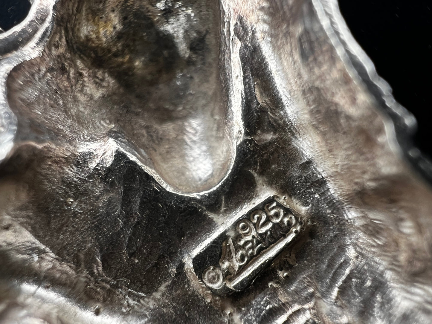 Large 5" long 1oz Sterling silver Jesus pendant
